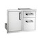 Fire Magic 53810SC Premium Flush Access Door and Double Drawer Combo