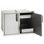 Fire Magic 53930SC-22 Premium Flush Double Doors with Two Dual-Drawer Banks
