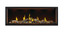 Napoleon Tall Vector 74-Inch Single-Sided Luminous Natural Gas Fireplace TLV74LN with separately selected log kit