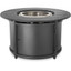 Napoleon NWO44TI-BK 44-Inch Black Round Fire Pit Table Surround — fire pit shown separately sold