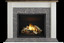 Majestic Laurel B Flush Wood Mantel AFLLMPAUB-WW