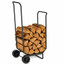 Pilgrim Wood Cart w/ Wheels - Matte Black - 18524