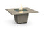 American Fyre Designs Cosmopolitan Square Dining Outdoor Firetable