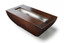 HPC Fire Phoenix 47x25-Inch Linear Hammered Copper Gas Fire Pit