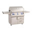 Fire Magic Echelon Diamond 36" Grill with Analog Thermometer & Side Burner E790s-8