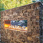 Outdoor Greatroom 72" Ready-to-Finish See-Through Outdoor Gas Fireplace RSTL-72DNG