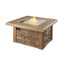Outdoor Greatroom Sierra Square Gas Fire Pit Table SIERRA-2424