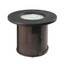 Outdoor Greatroom Brown Stonefire Round Gas Fire Pit Table SF-32-K