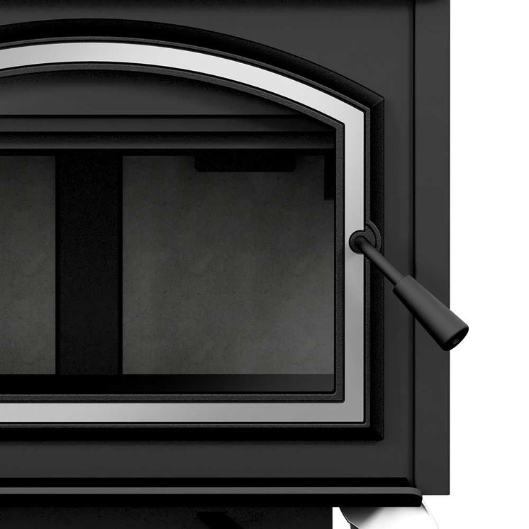 Empire Stove Door Overlay, Nickel WD3NB