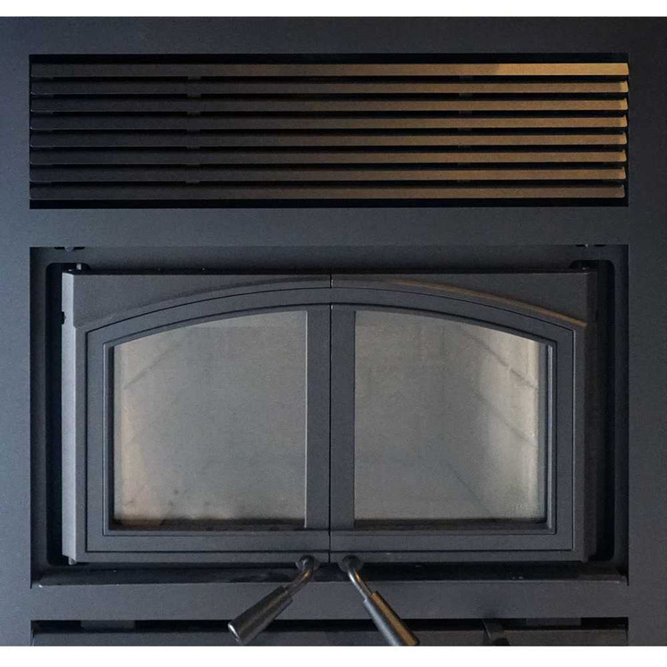 Empire Stove Door Overlay, Black WD4BL