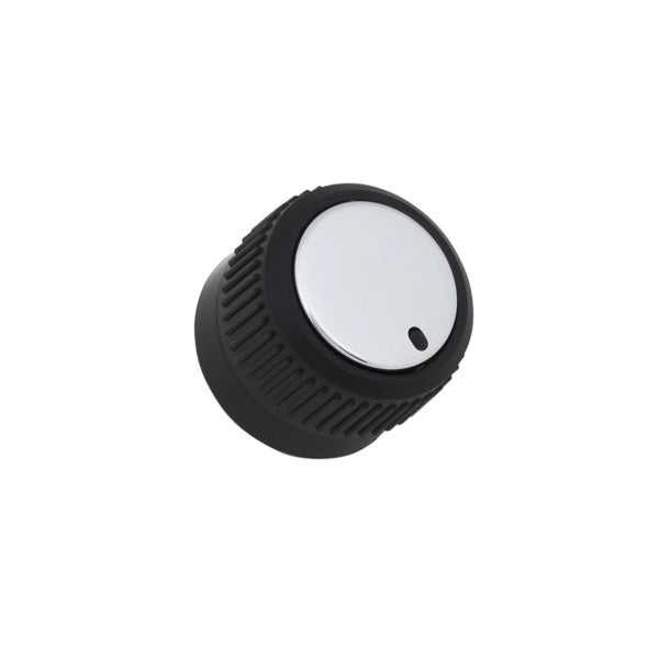 Broil King Knob - Large Control Knob - Resin And Chrome 17010