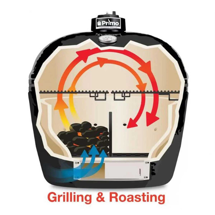 Primo XL 400 All-In-One Charcoal Grill PGCXLC