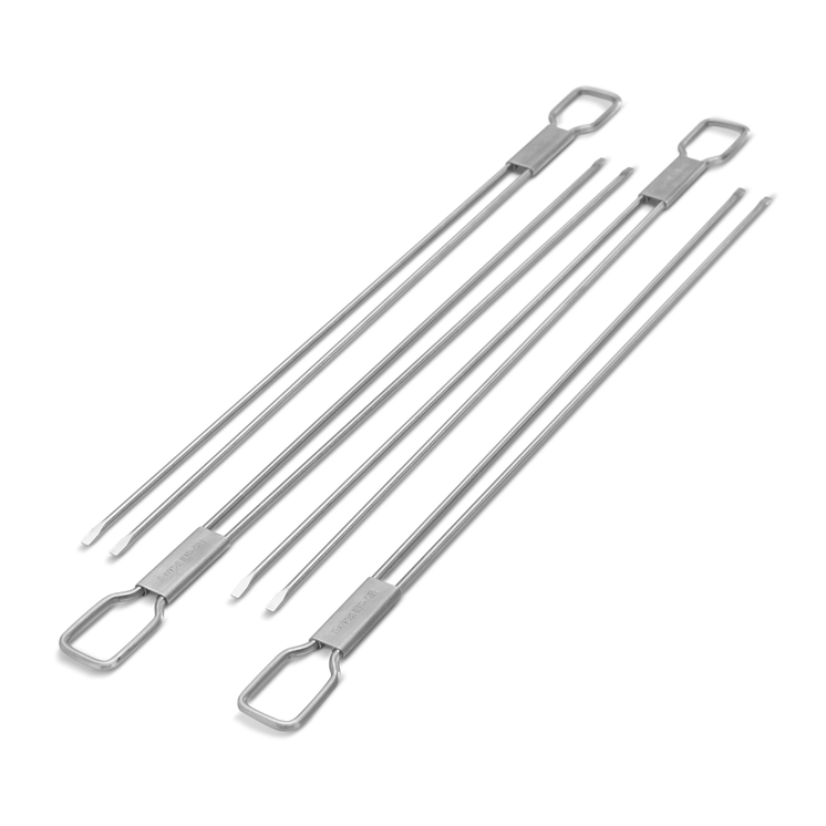 Broil King Skewers - Dual Prong - 4 Pcs - SS 64049