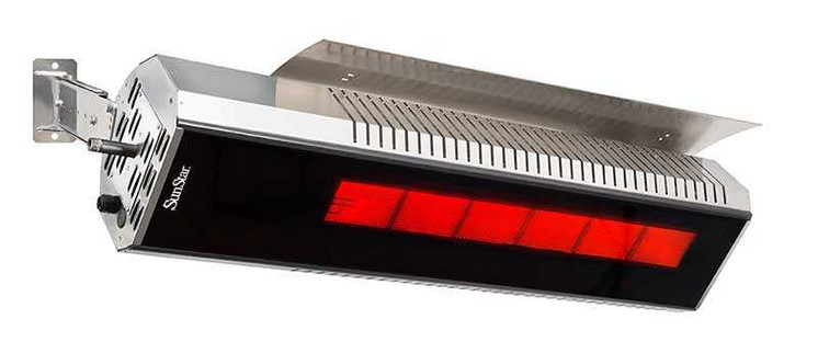SunStar SGL35-N10-MG Marine-Grade Radiant Patio Heater  Natural Gas