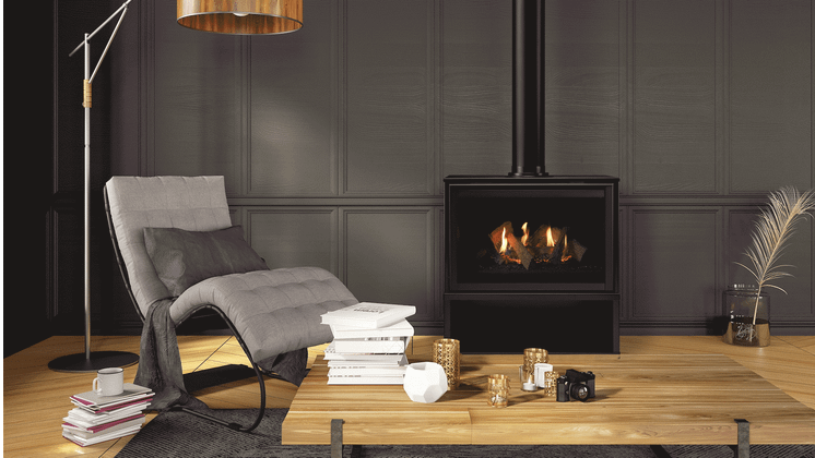 Majestic Products 30" Ruby Direct Vent Freestanding Gas Insert Fireplace RUBY30I