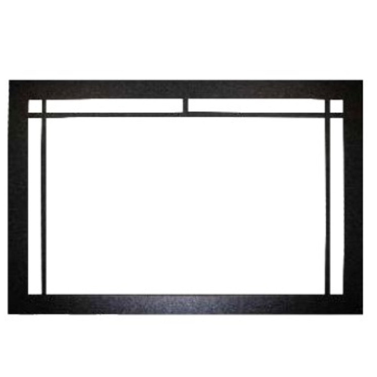 Amantii Square trim for TRD-44 | AMTR44T — accessory; installation view may include separately sold fireplace