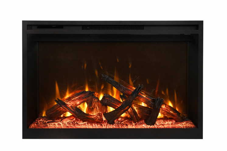 Amantii RS42 - official manufacturer product view; illustrated media and flame settings may vary