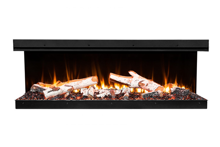 Amantii LF63 - official manufacturer product view; illustrated media and flame settings may vary