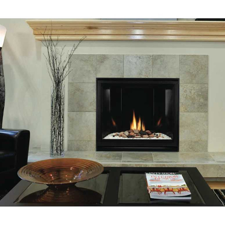 Empire Hearth 32" Tahoe Clean Face Direct Vent Contemporary Traditional Fireplace DVCC32BP
