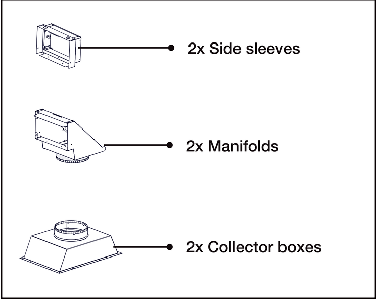 Napoleon DHMTLVX62S — manufacturer accessory diagram
