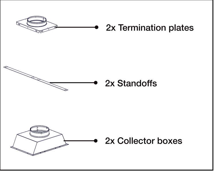 Napoleon DHMTLVX62TP — manufacturer accessory diagram