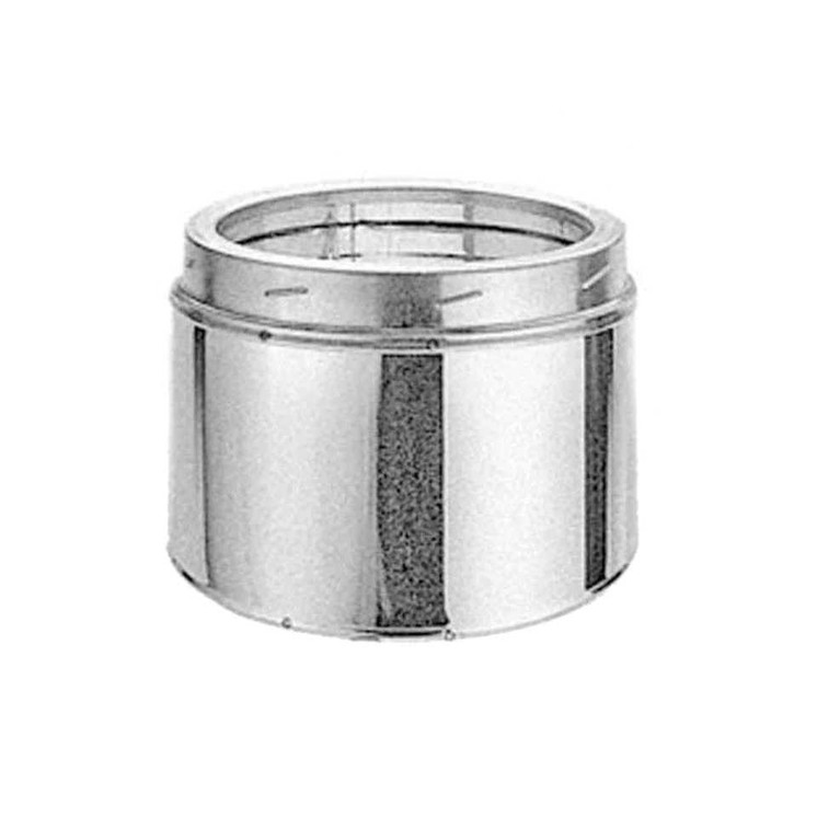 Duravent DuraTech 6" Diameter 9" Long Galvanized Chimney Pipe 6DT-09