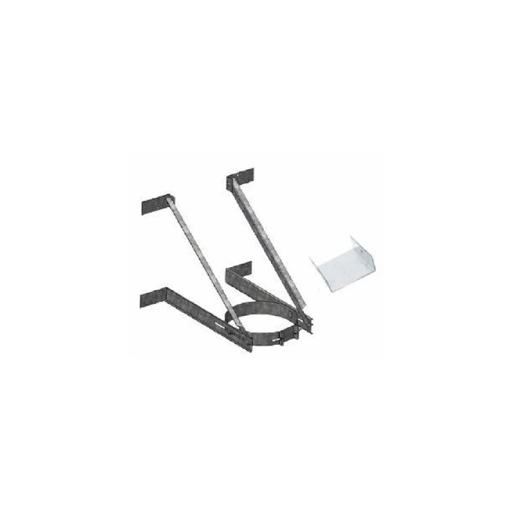 Duravent DuraTech 6" & 8" Diameter Extended Wall Support 6DT-XWS