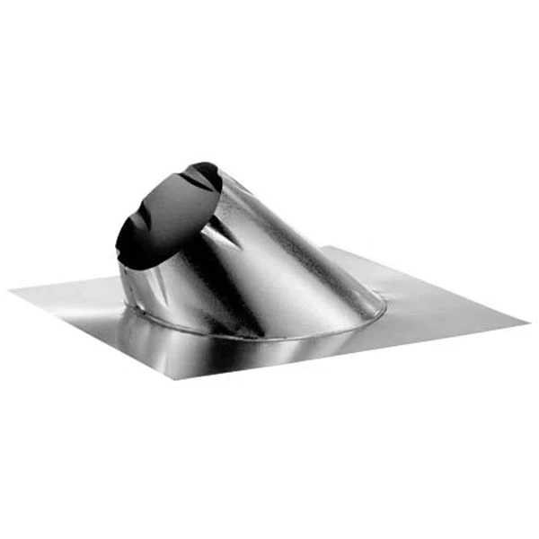 Duravent DuraTech 6" Diameter Large Base Adjustable Roof Flashing 0/12 - 6/12 6DT-F6L