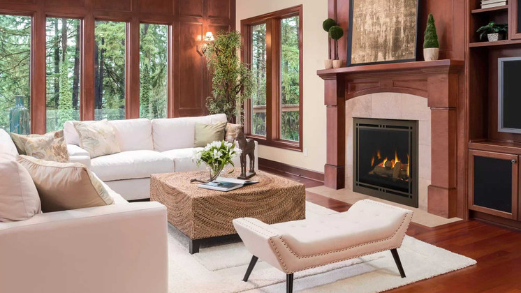 Majestic Products 36" Meridian Direct Vent Traditional Gas Fireplace MER36