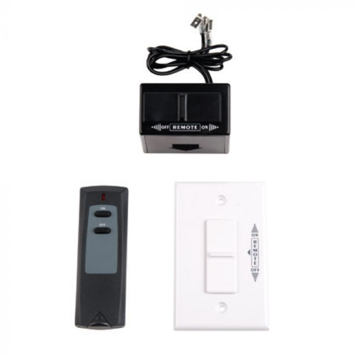On/Off Remote and Receiver with White Wall Plate RCKIT4001