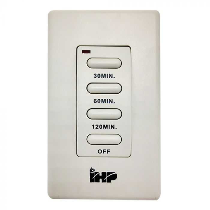 Wall mount 4 button timer 30/60/120 minute WS-S-TMR
