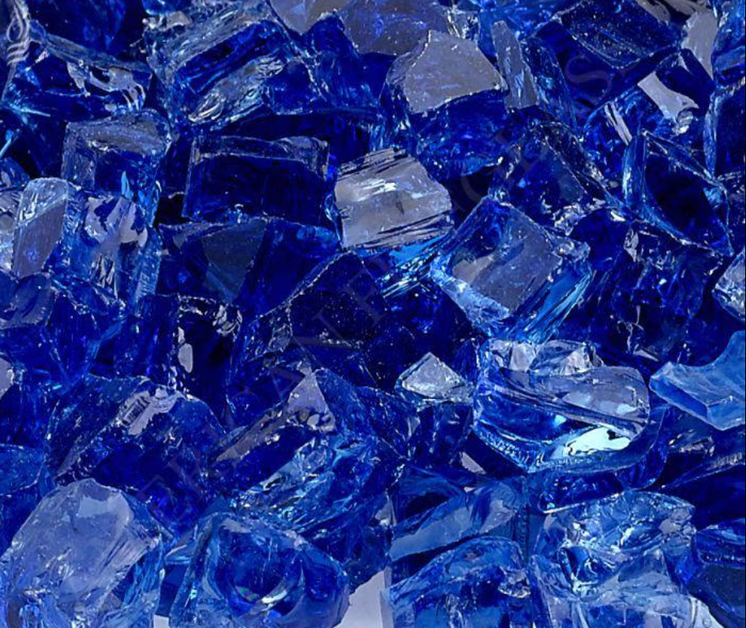Glass Media, 5LB Bag, Reflective Blue CRSHGL-RBLU