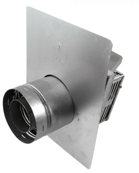 Superior Square Termination, 20" w/Shield SV4.5-20SSWSK