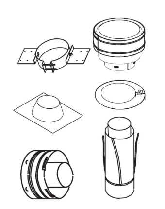 Superior Vertical Termination for Flex Vent- (6/12 to 12/12) SFVT45