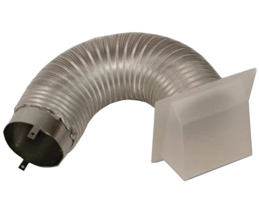 Superior 4" Air Kit with Collar, Hood & 3' Flex AK4
