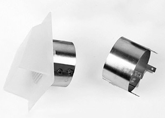 Superior 4" Air Kit, Collar & Hood Only AK4X