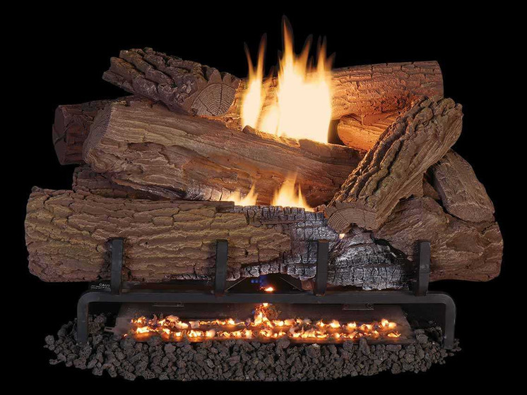 Superior 30" Mossy Oak Logs, Concrete, 2 of 2 LMF30MOB