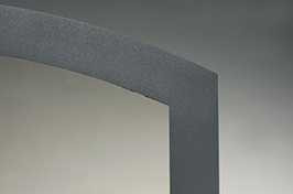 Superior Door, Smooth Steel, Arched, Black BTCECBK