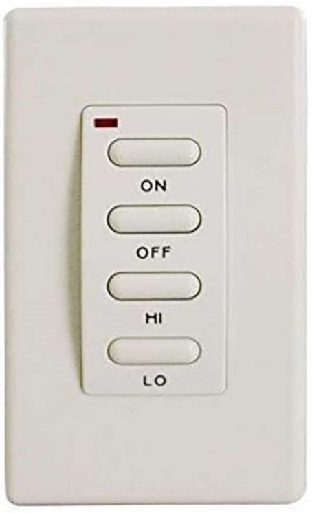 Remote, Wireless Wall Mount, On/Off, Hi/Low, Electronic EF-WWRCK