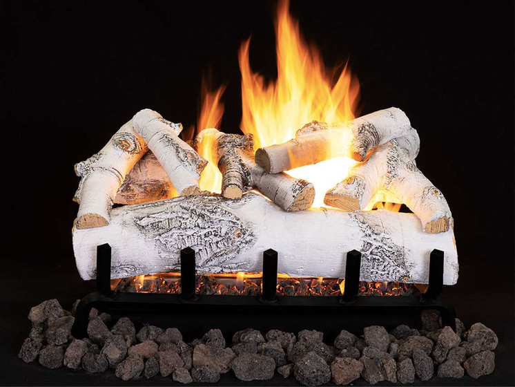 Superior 36" Outdoor Direct Vent Match Lit System with Dual-Burner and Log Sets