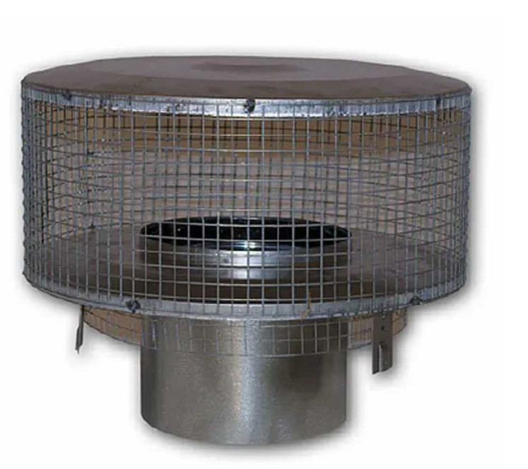 Superior Hi-Temp Round Top with Mesh Screen RT-8HT