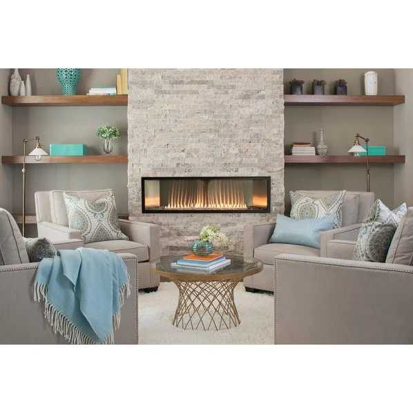 Empire Hearth Boulevard 72" Vent Free Linear Fireplace VFLB72FP90