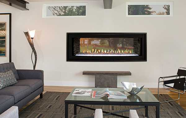 Empire Hearth 48" See-Through Boulevard Direct-Vent Linear Fireplace DVLL48SP90