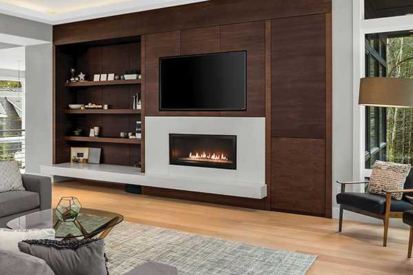 Empire Hearth 60" Boulevard Direct Vent Linear Fireplace DVLL60BP90