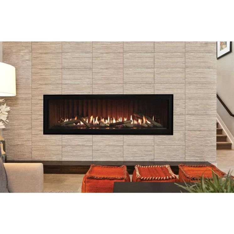 Empire Hearth 72" Boulevard Direct Vent Linear Fireplace DVLL72BP90