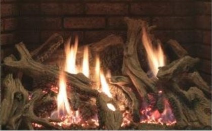 36" Ceramic Fiber Driftwood Log Set LS36DINF
