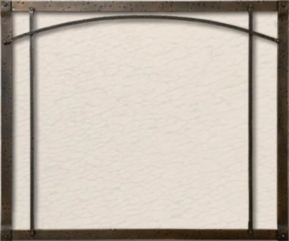Empire Hearth 40" Oil-Rubbed Bronze Arched Forged Iron Inset  DFF40RBZT