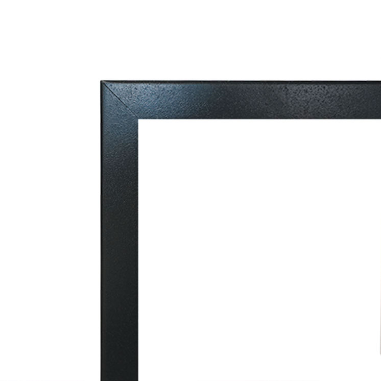 Empire Hearth 50" Textured Black Beveled 1.5" Frame DF502BLX