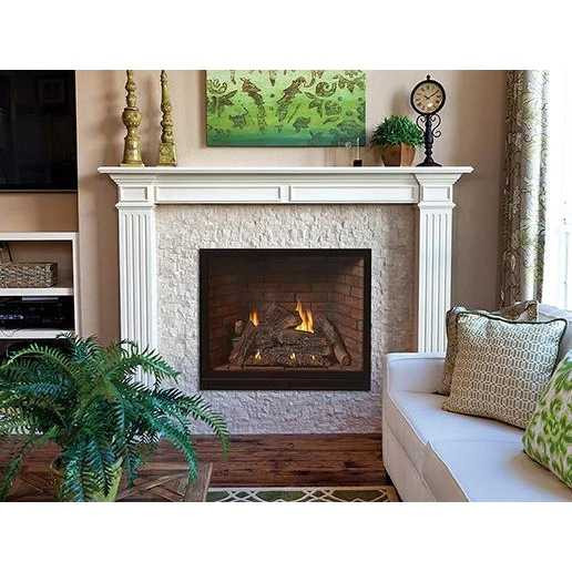 Empire Hearth 36" Tahoe Deluxe Clean Face Direct Vent Traditional Fireplace DVCD36FP