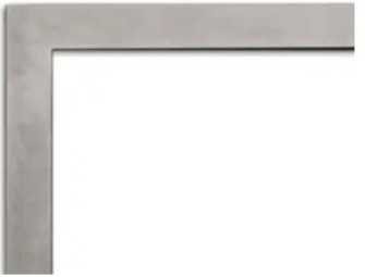 Empire Hearth 1.5" Brushed Nickel Beveled Frame DF302BNB